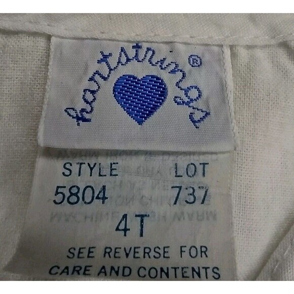 Hartstrings Boys Sailor Shirt 4T Red White & Blue Nautical 4th July 100% Cotton - Picture 4 of 8